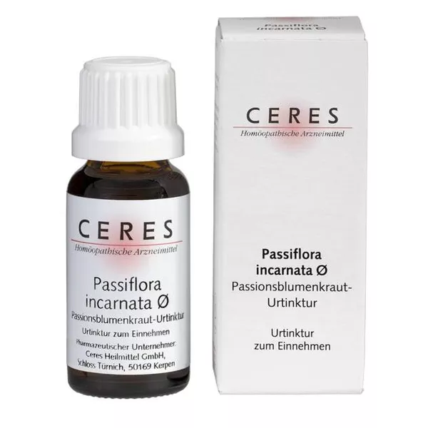 Ceres Passiflora Incarnata Urtinktur, 20 ml