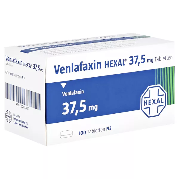 Venlafaxin Hexal 37,5 mg Tabletten 100 St