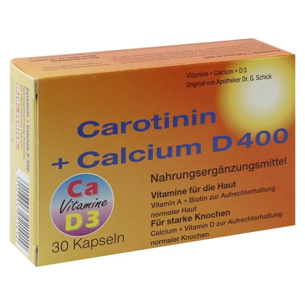 Carotinin+calcium D 400 Kapseln 30 St
