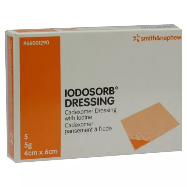 Iodosorb Dressing, 5 x 5 g