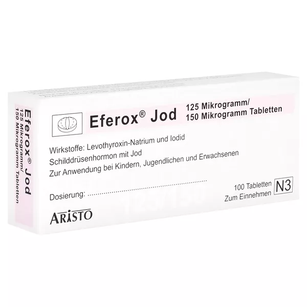 Eferox Jod 125 µg/150 µg Tabletten 100 St