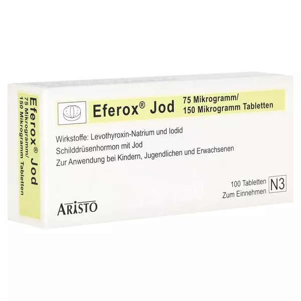 Eferox Jod 75 µg/150 µg Tabletten 100 St