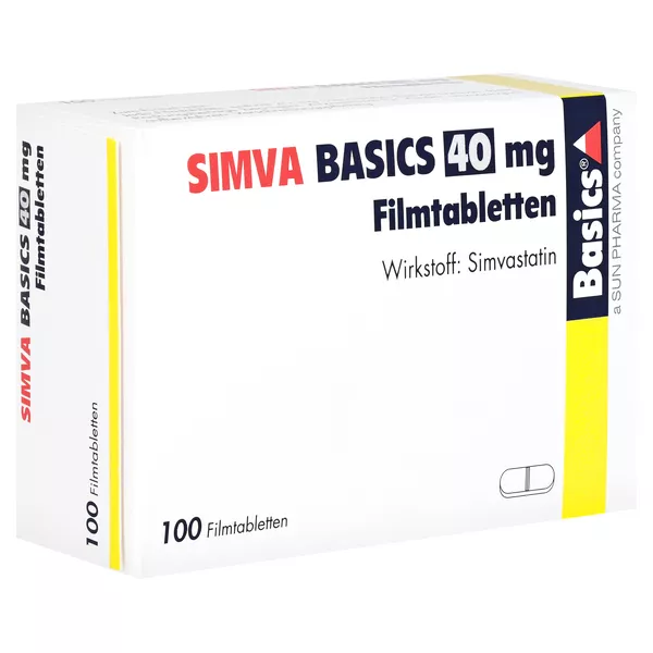 Simva Basics 40 mg Filmtabletten 100 St