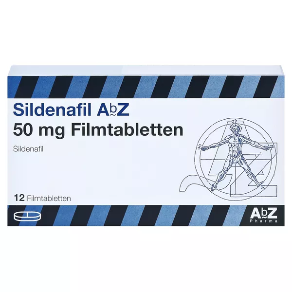 Sildenafil AbZ 50 mg Filmtabletten 12 St