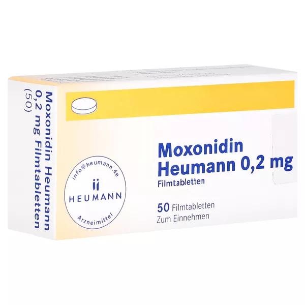 Moxonidin Heumann 0,2 mg Filmtabletten 50 St