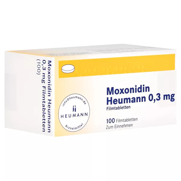 Moxonidin Heumann 0,3 mg Filmtabletten 100 St