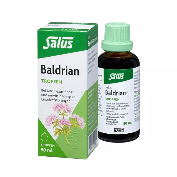 Baldrian Tropfen Baldriantinktur Bio Sal, 50 ml