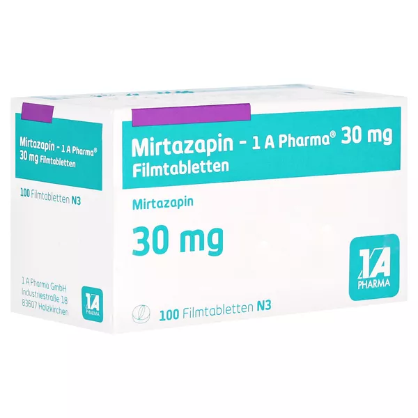 MIRTAZAPIN-1A Pharma 30 mg Filmtabletten 100 St