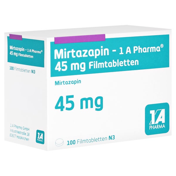 MIRTAZAPIN-1A Pharma 45 mg Filmtabletten 100 St