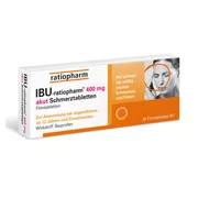 IBU ratiopharm 400 mg akut Schmerztabletten, 10 St.