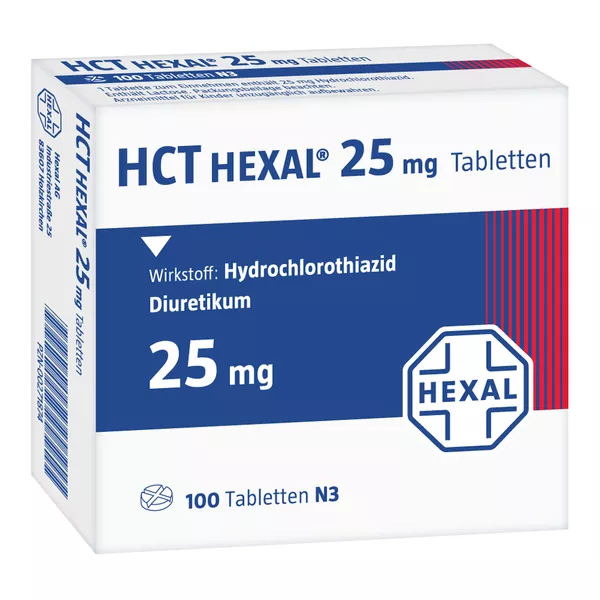 HCT Hexal 25 mg Tabletten 100 St