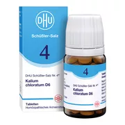 Produktabbildung: DHU Schüßler-Salz Nr. 4 Kalium chloratum D6