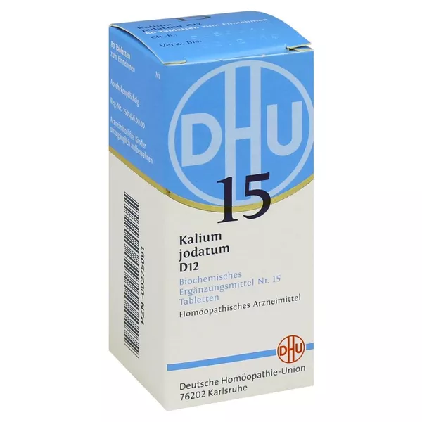 DHU Schüßler-Salz Nr. 15 Kalium jodatum D12 80 St
