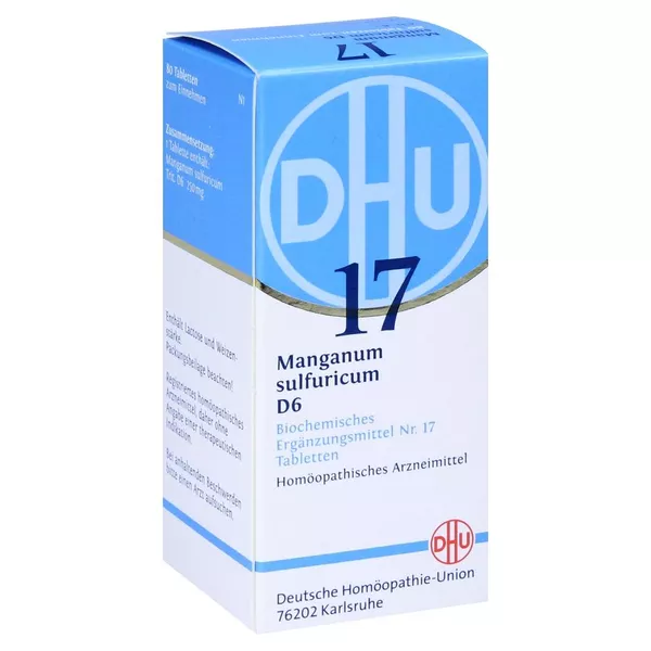 DHU Schüßler-Salz Nr. 17 Manganum sulfuricum D6 80 St