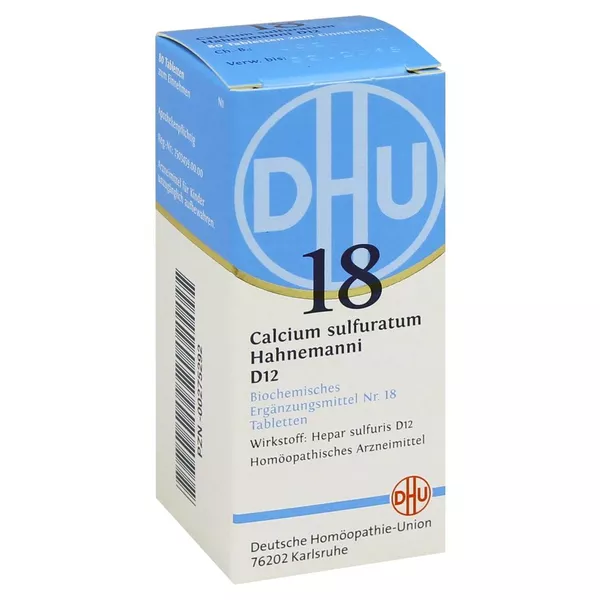 DHU Schüßler-Salz Nr. 18 Calcium sulfuratum Hahnemanni D12 80 St