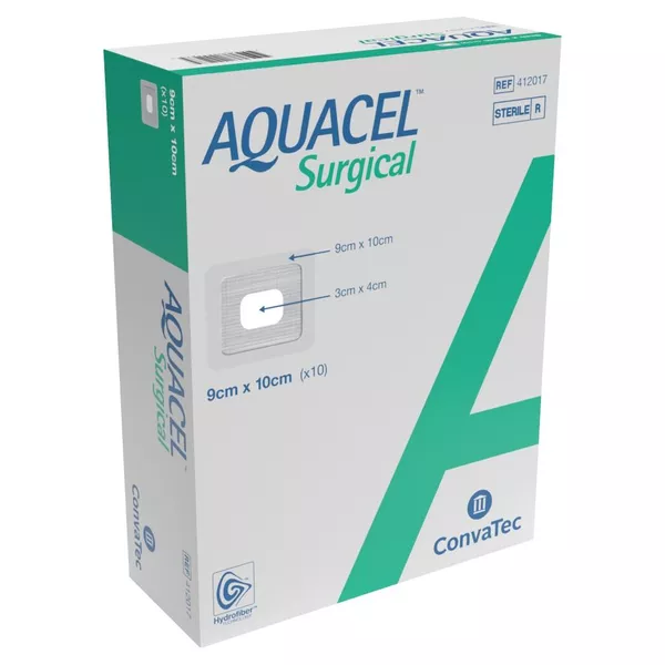 Aquacel Surgical 9x10 cm Verband 10 St