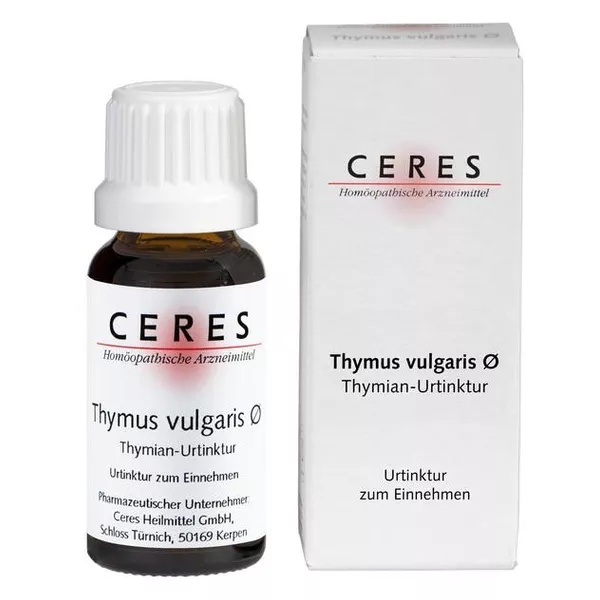 Ceres Thymus Vulgaris Urtinktur 20 ml