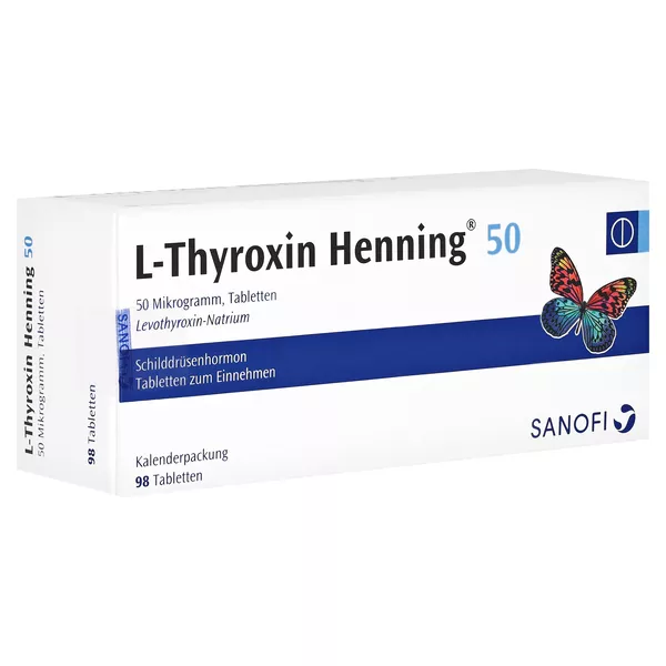 L-THYROXIN 50 Henning Tabletten in Kalenderpackung 98 St
