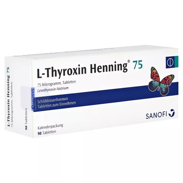 L-THYROXIN 75 Henning Tabletten in Kalenderpackung, 98 St.