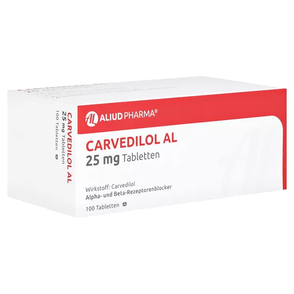 Carvedilol AL 25 mg Tabletten 100 St