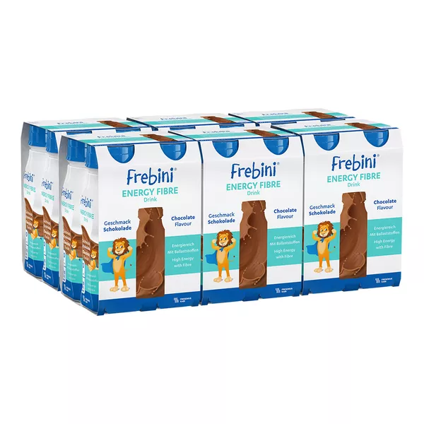 Frebini Energy Fibre Trinknahrung Schokolade 6X4X200 ml