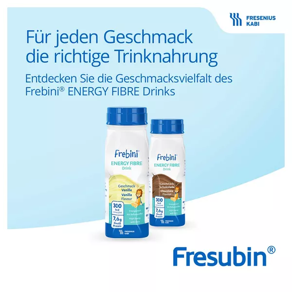Frebini Energy Fibre Trinknahrung Schokolade 6X4X200 ml
