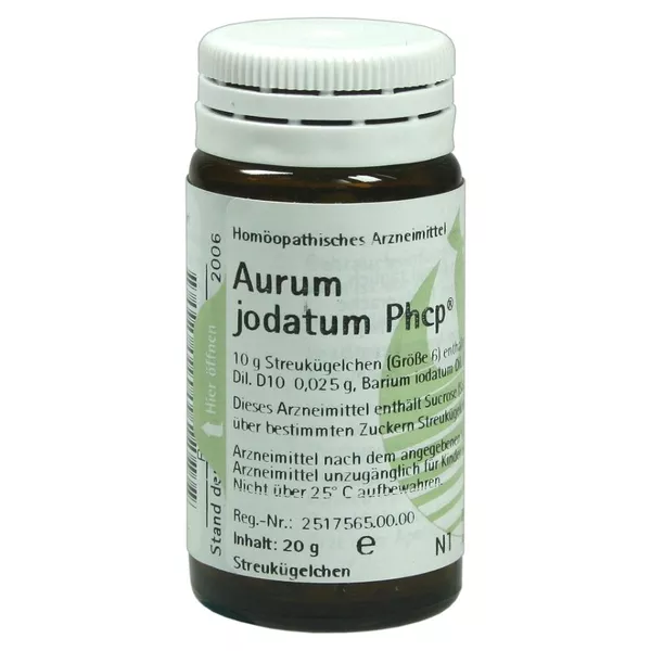 Aurum Jodatum PHCP Globuli 20 g