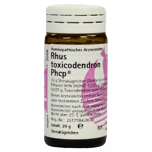 RHUS Toxicodendron PHCP Globuli 20 g