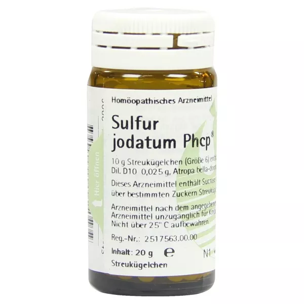 Sulfur Jodatum PHCP Globuli 20 g