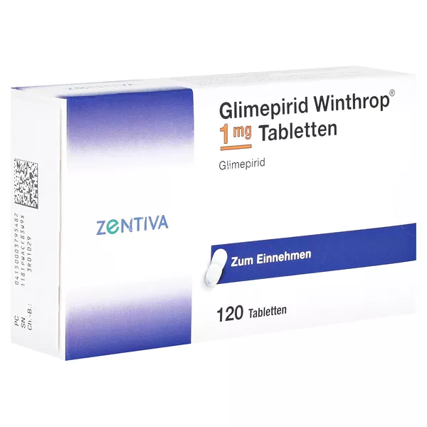 Glimepirid Winthrop 1 mg Tabletten 120 St