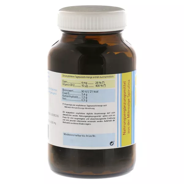 GSE Spirulina 500 mg pur Tabletten 240 St