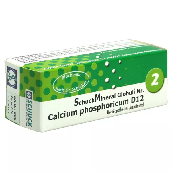 Schuckmineral Globuli 2 Calcium phosphor 7,5 g