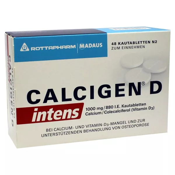 Calcigen D Intens 1000 mg/880 I.E. 48 St