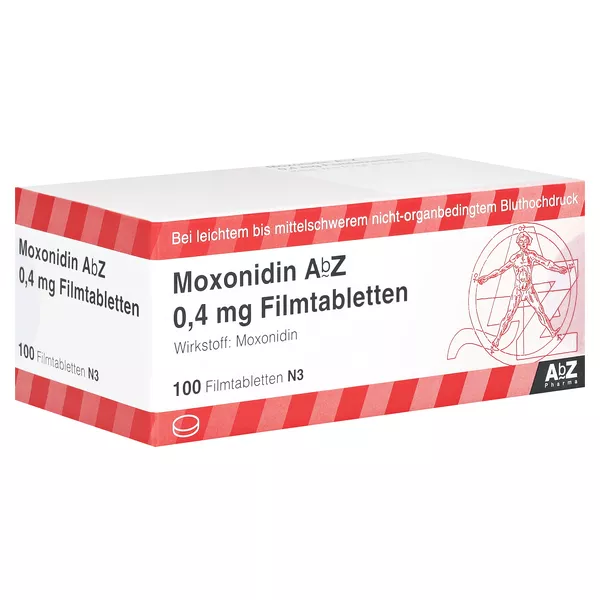 Moxonidin AbZ 0,4 mg Filmtabletten 100 St
