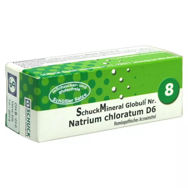 Schuckmineral Globuli 8 Natrium chloratu 7,5 g