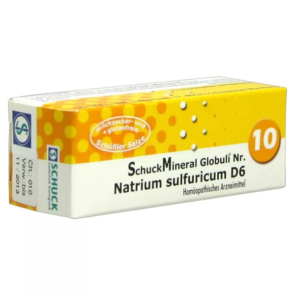 Schuckmineral Globuli 10 Natrium sulfuri 7,5 g