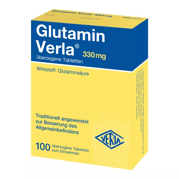 Glutamin Verla Überzogene Tabletten 100 St