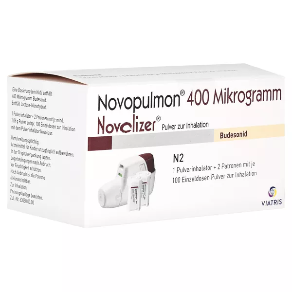 NOVOPULMON 400 µg Novolizer Inhal.+Patr.2x100 ED 200 Sp
