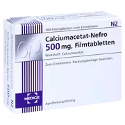 Produktabbildung: Calciumacetat Nefro 500 mg 100 St
