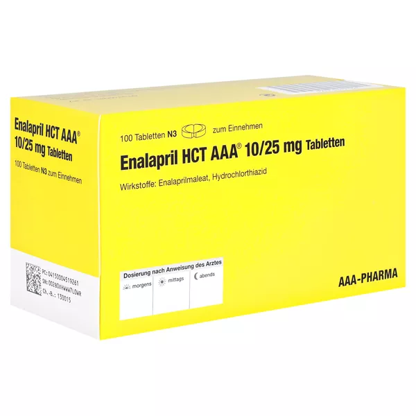 ENALAPRIL HCT AAA-Pharma 10/25 mg Tabletten 100 St