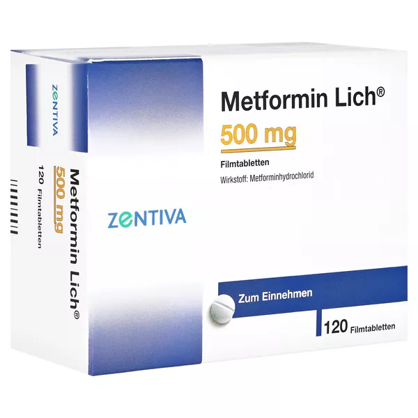 Metformin Lich 500 mg Filmtabletten 120 St