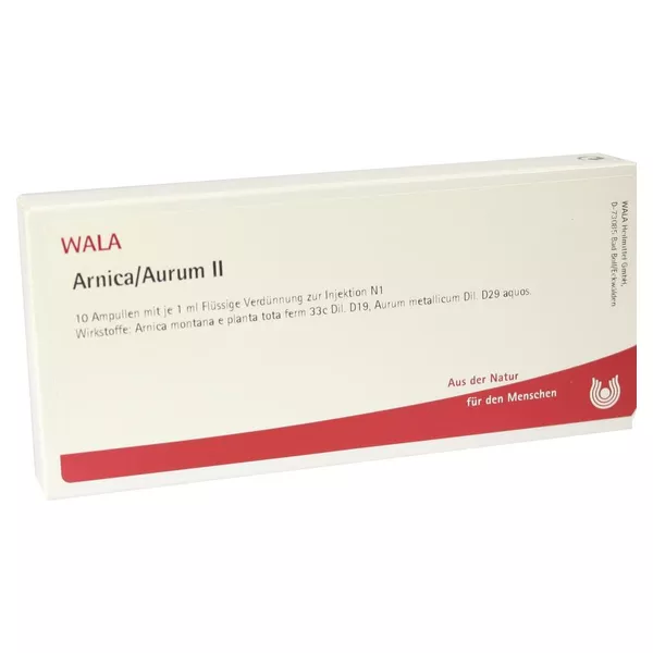 Arnica/aurum II Ampullen 10X1 ml