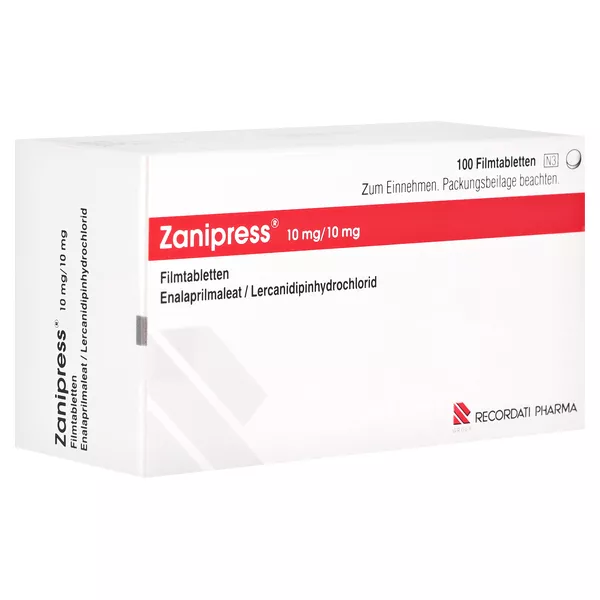 Zanipress 10 Mg/10 mg Filmtabletten 100 St