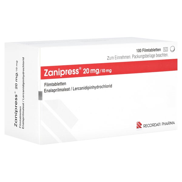 Zanipress 20 Mg/10 mg Filmtabletten 100 St