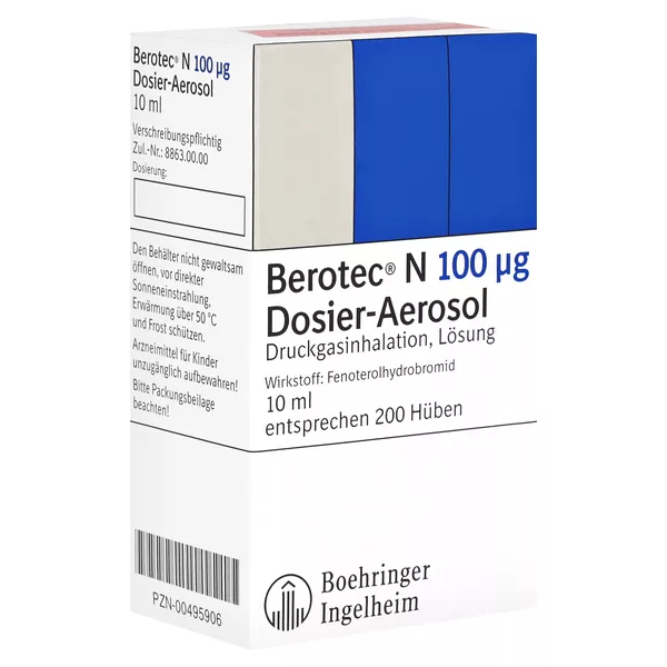 Berotec N 100 µg Dosieraerosol 10 ml