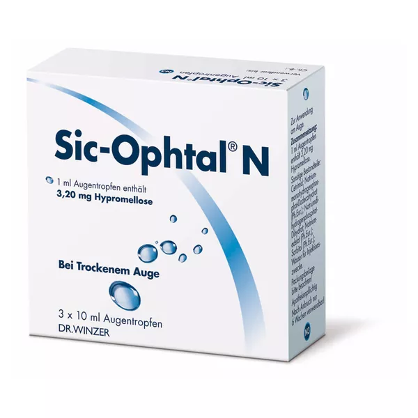 SIC Ophtal N Augentropfen, 3 x 10 ml