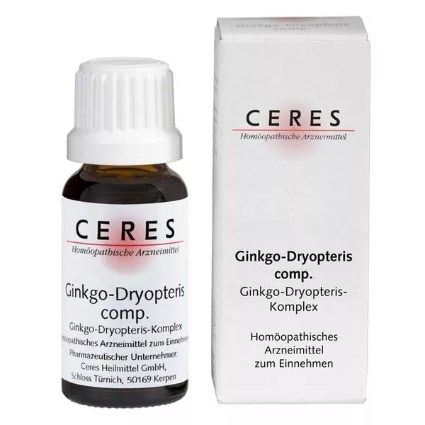 Ceres Ginkgo Dryopteris comp.Tropfen 20 ml