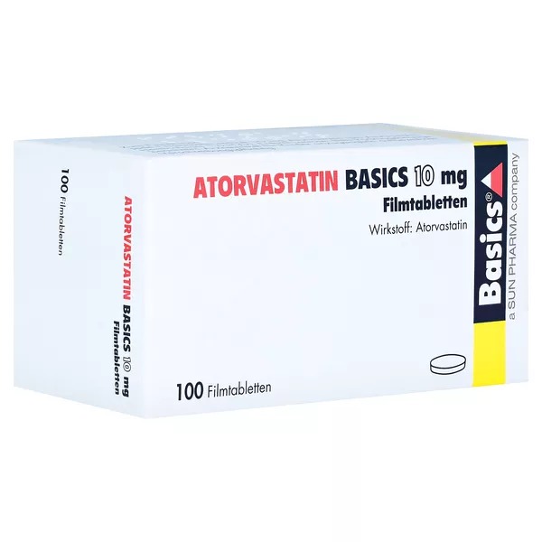 Atorvastatin Basics 10 mg Filmtabletten 100 St