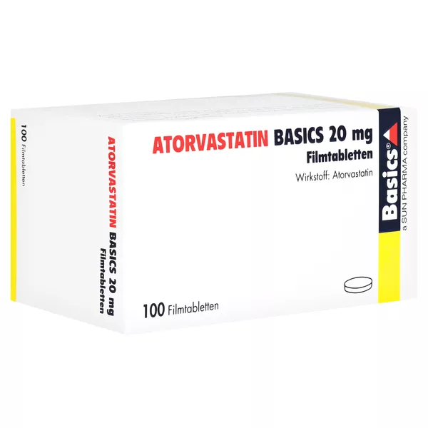 Atorvastatin Basics 20 mg Filmtabletten 100 St