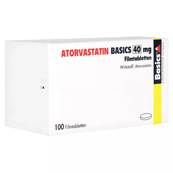 Atorvastatin Basics 40 mg Filmtabletten 100 St